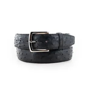 Ostrich Belt - Midnight