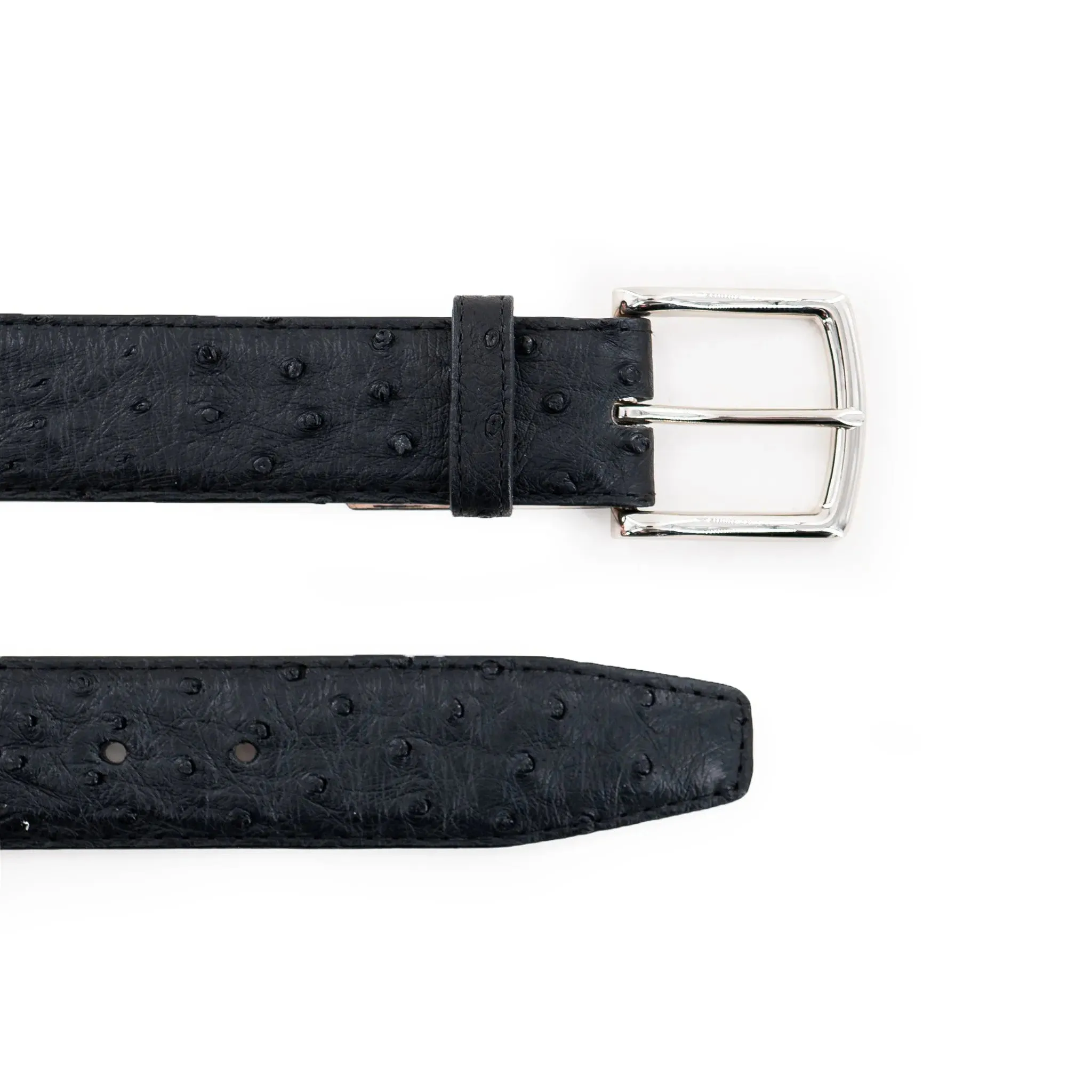 Ostrich Belt - Midnight