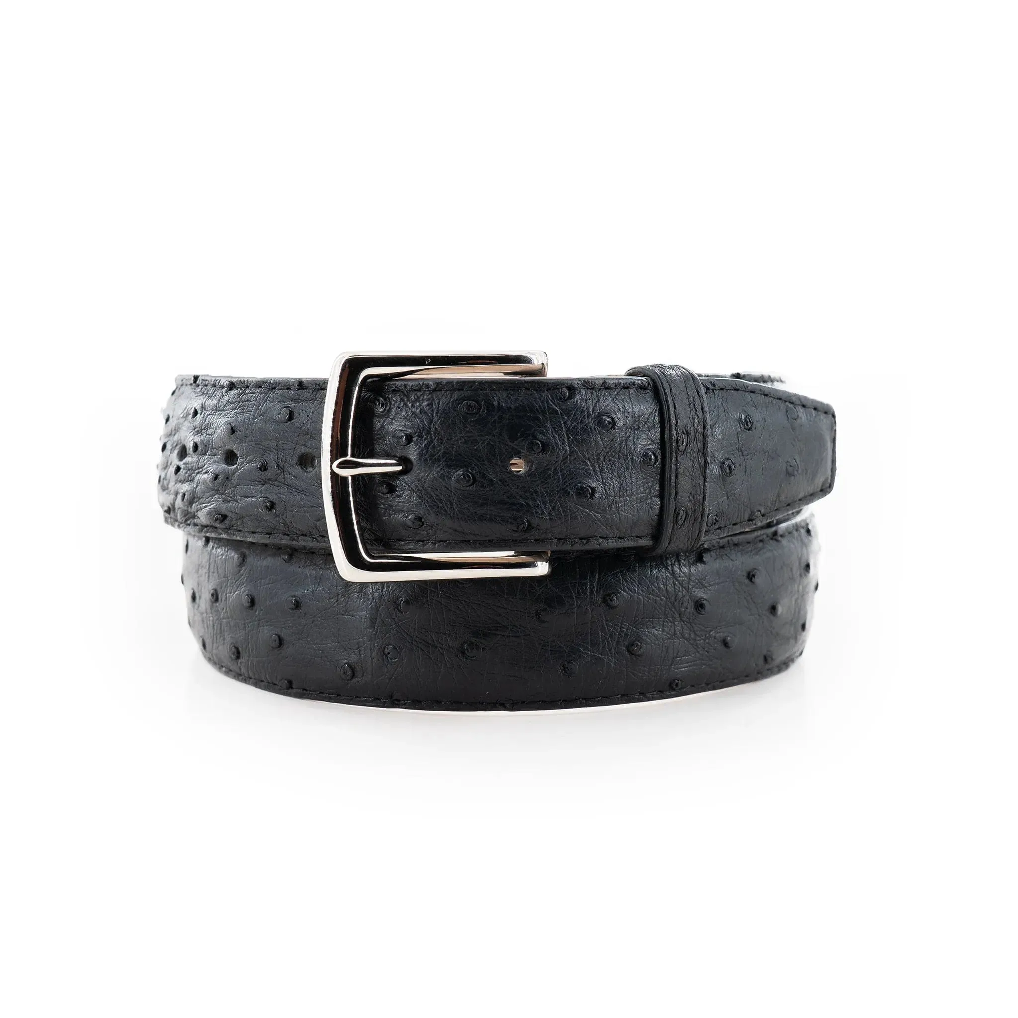 Ostrich Belt - Midnight