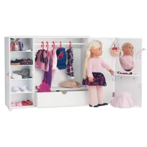 Our Generation Accessory Wooden Wardrobe