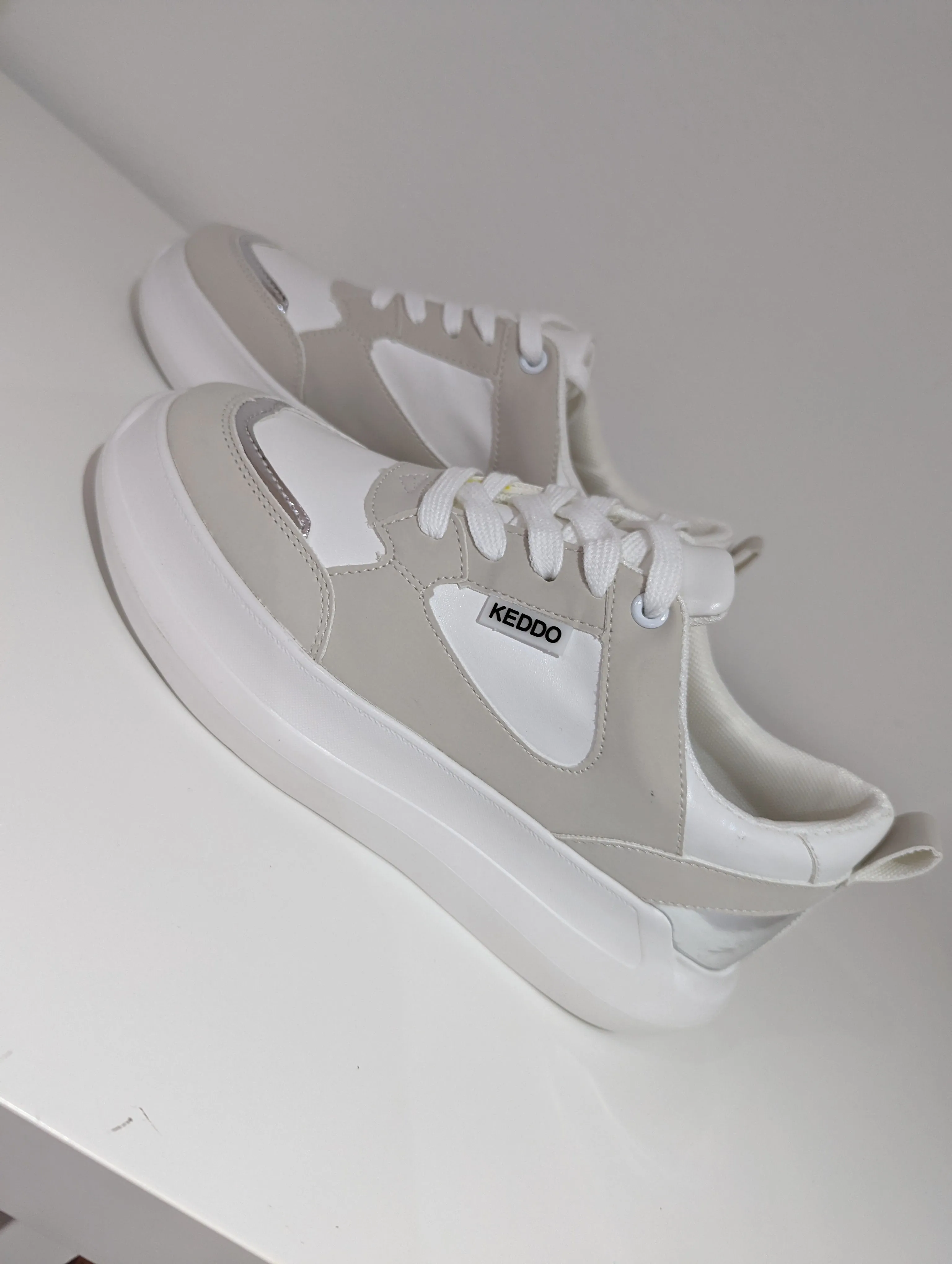 Platform White Trainers