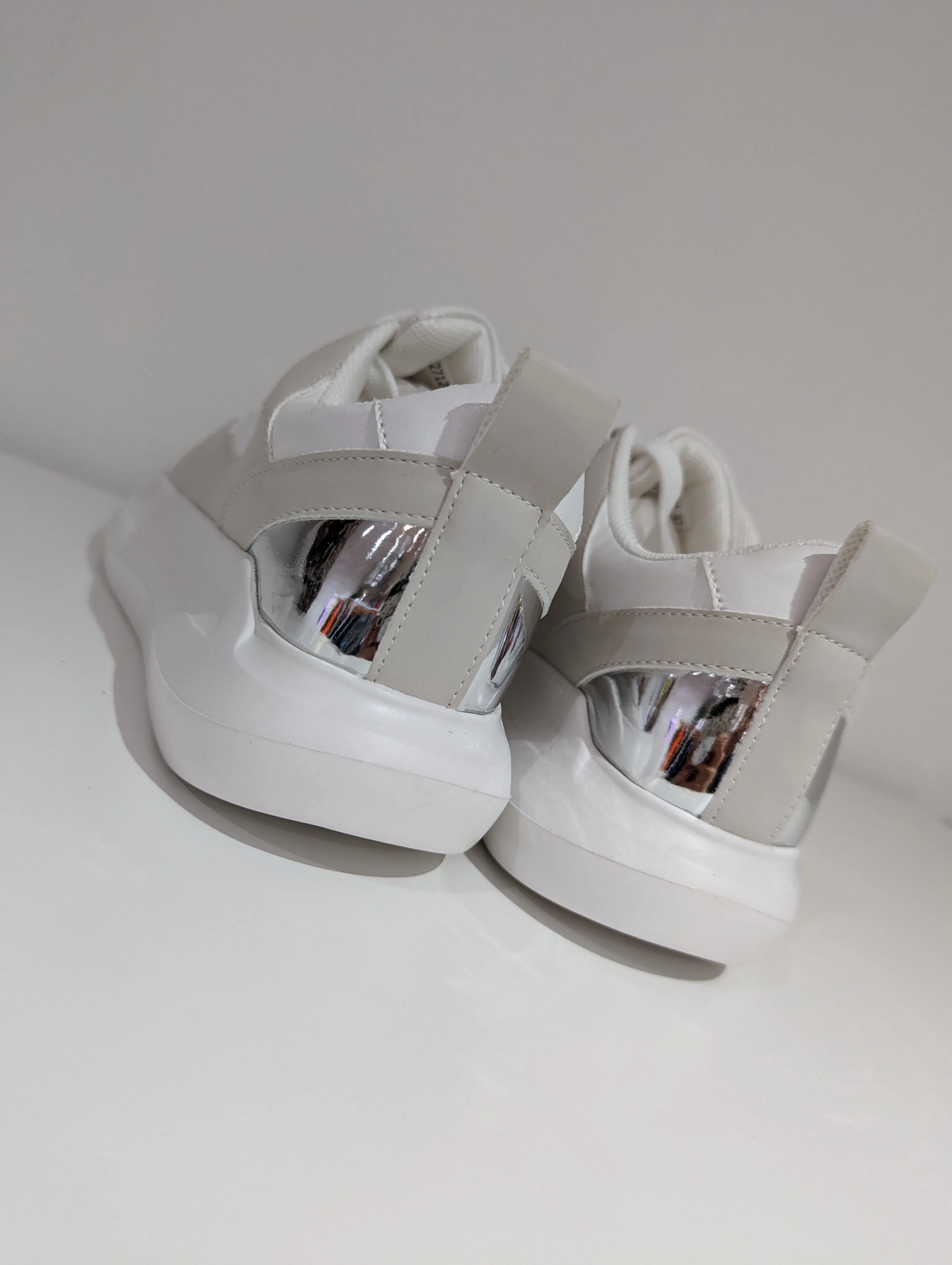 Platform White Trainers