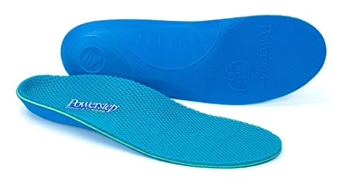 Powerstep Women's Pinnacle Breeze Insole, Blue, Men's 5-5.5 7-7.5