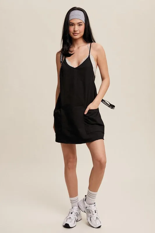 Relaxed Tank Dress with Built-In Romper Lining