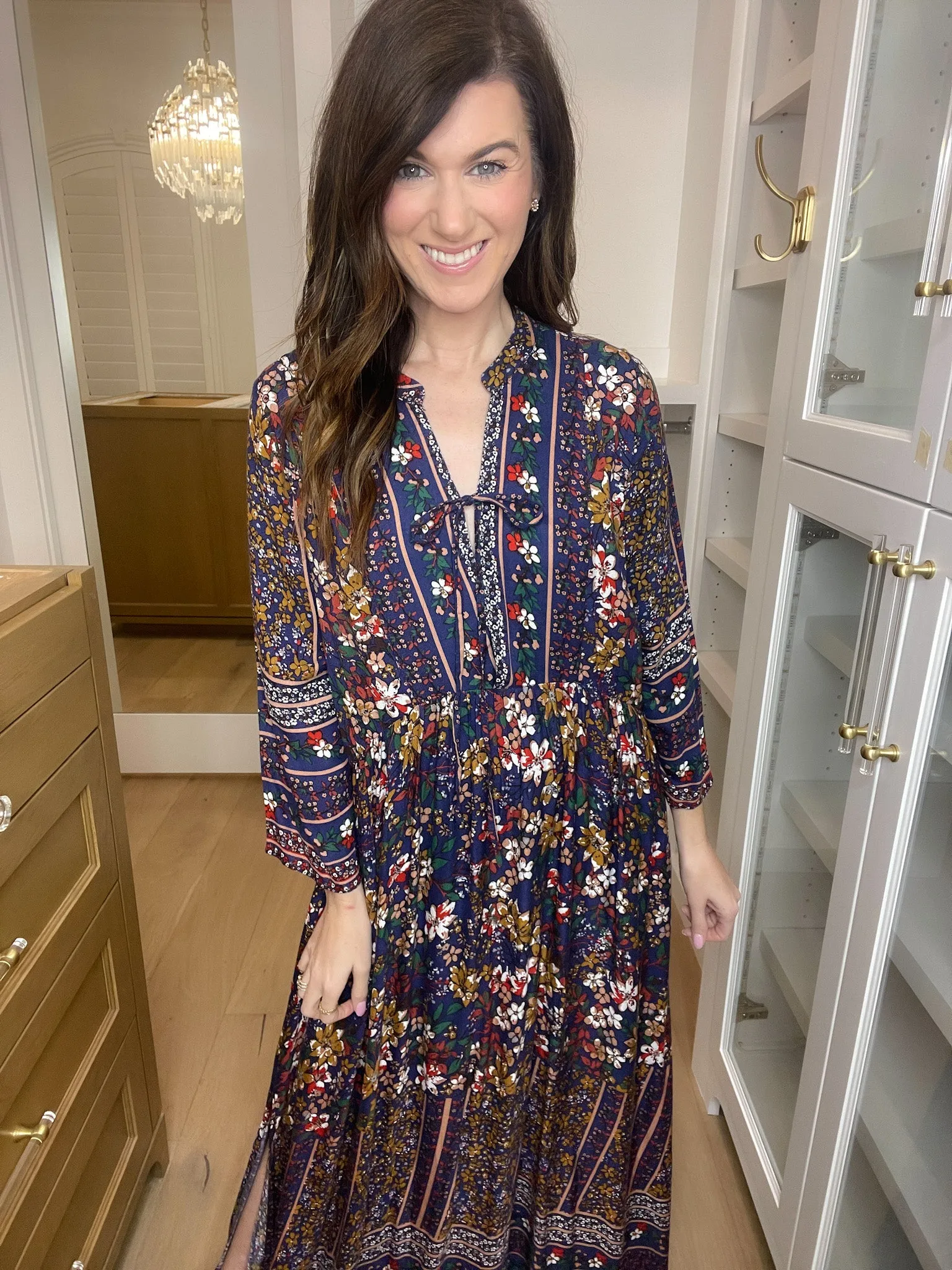 SALE! Asher Maxi Dress in Navy