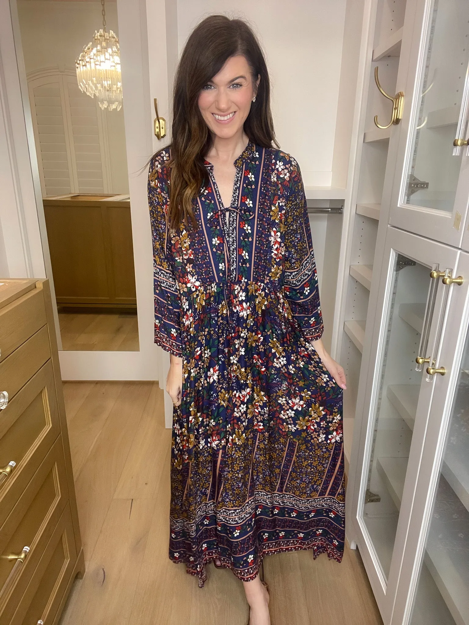 SALE! Asher Maxi Dress in Navy