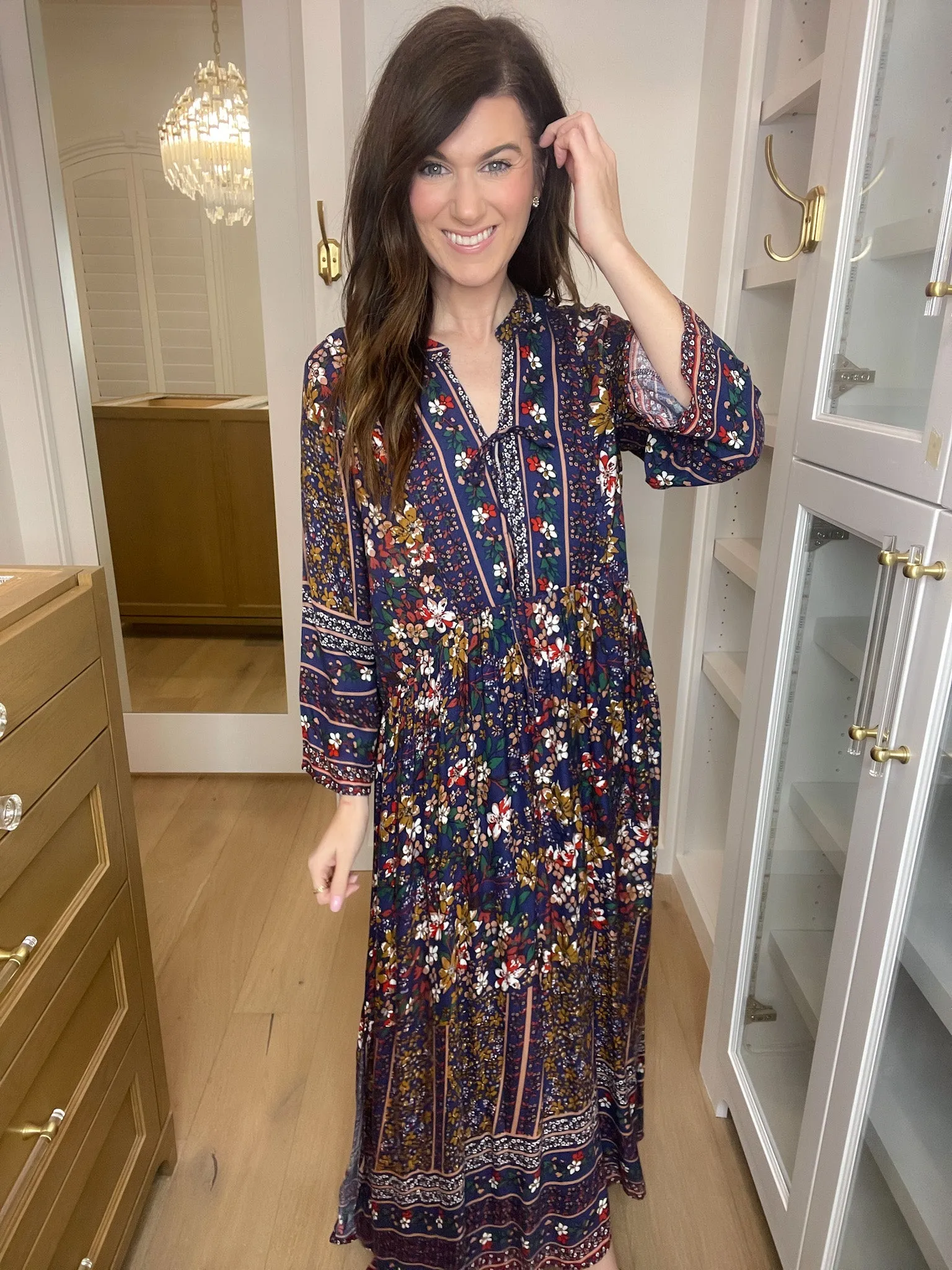 SALE! Asher Maxi Dress in Navy