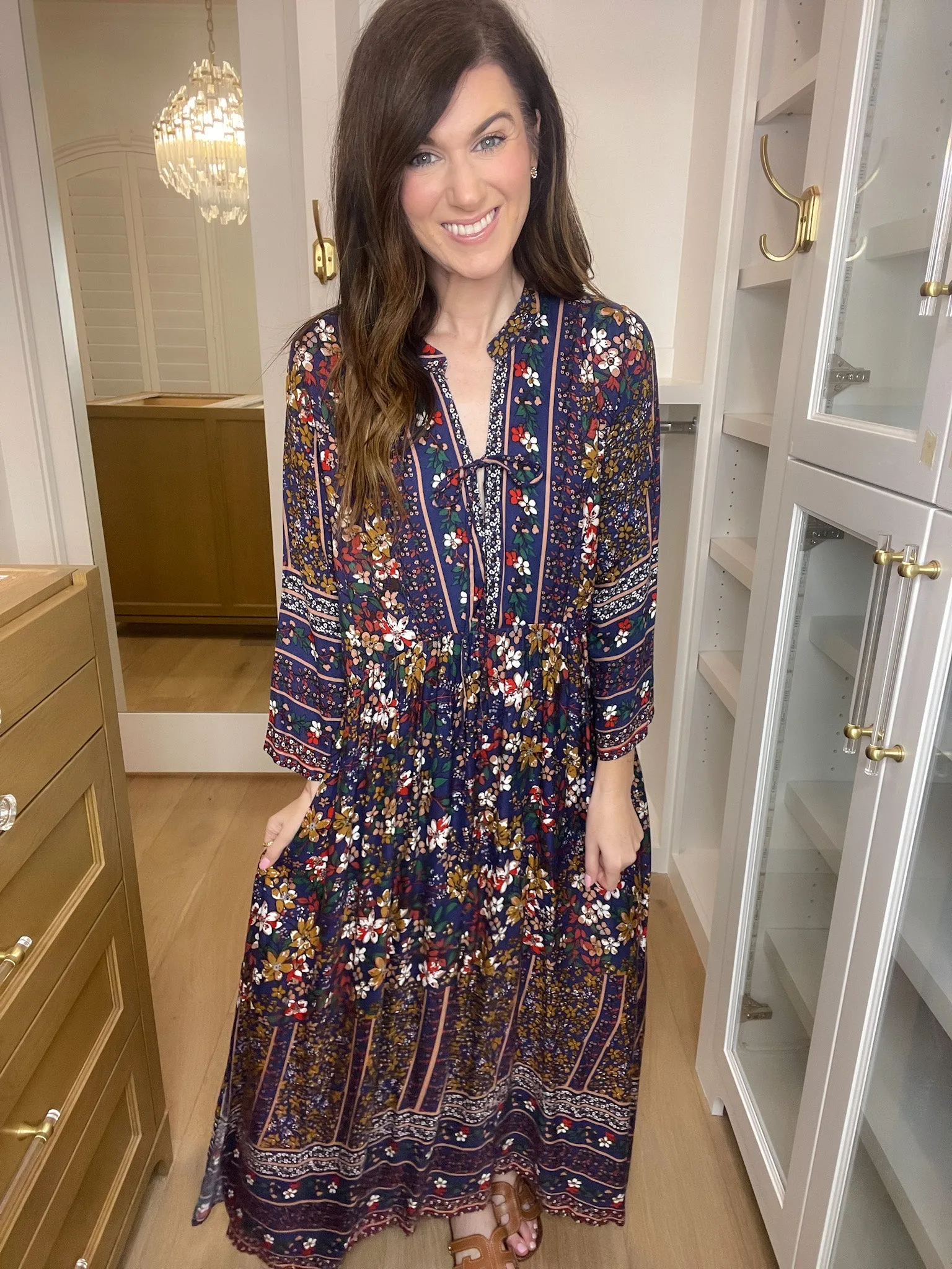 SALE! Asher Maxi Dress in Navy