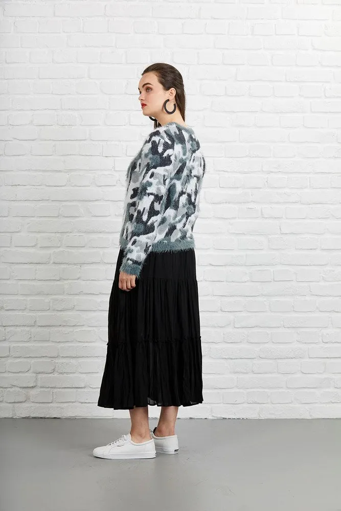 Siren Camou Eyelash Jumper