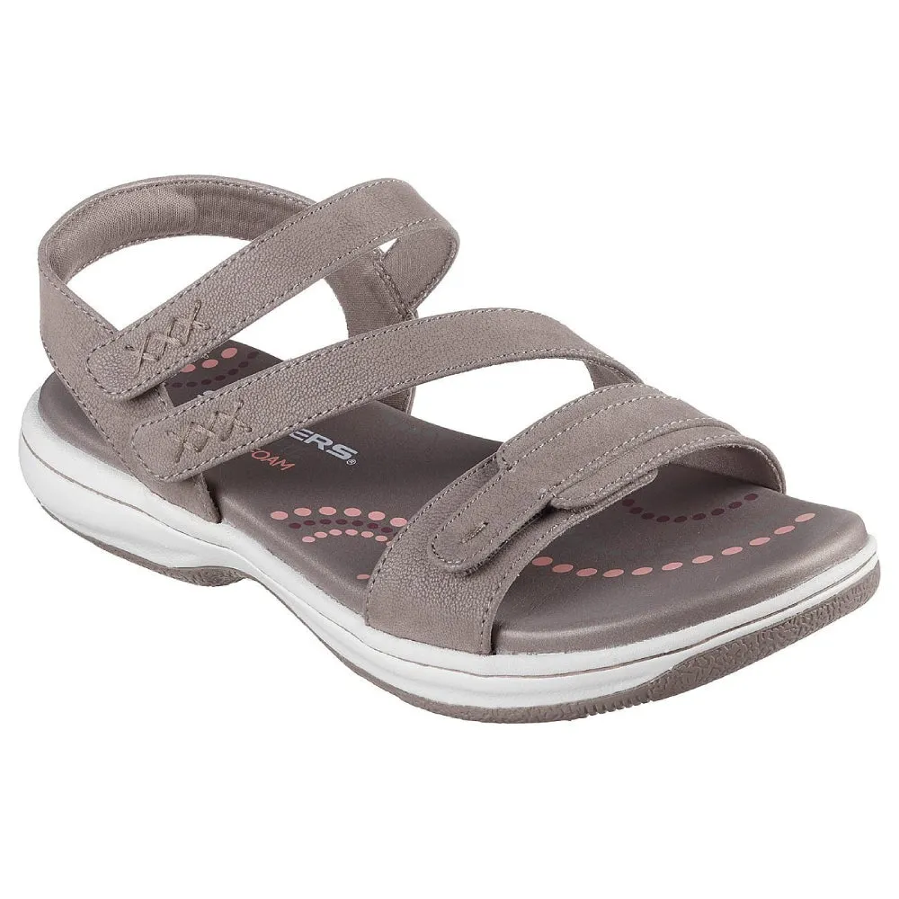SKECHERS Women's Bayshore – Basic Necessity Sandal (Taupe)