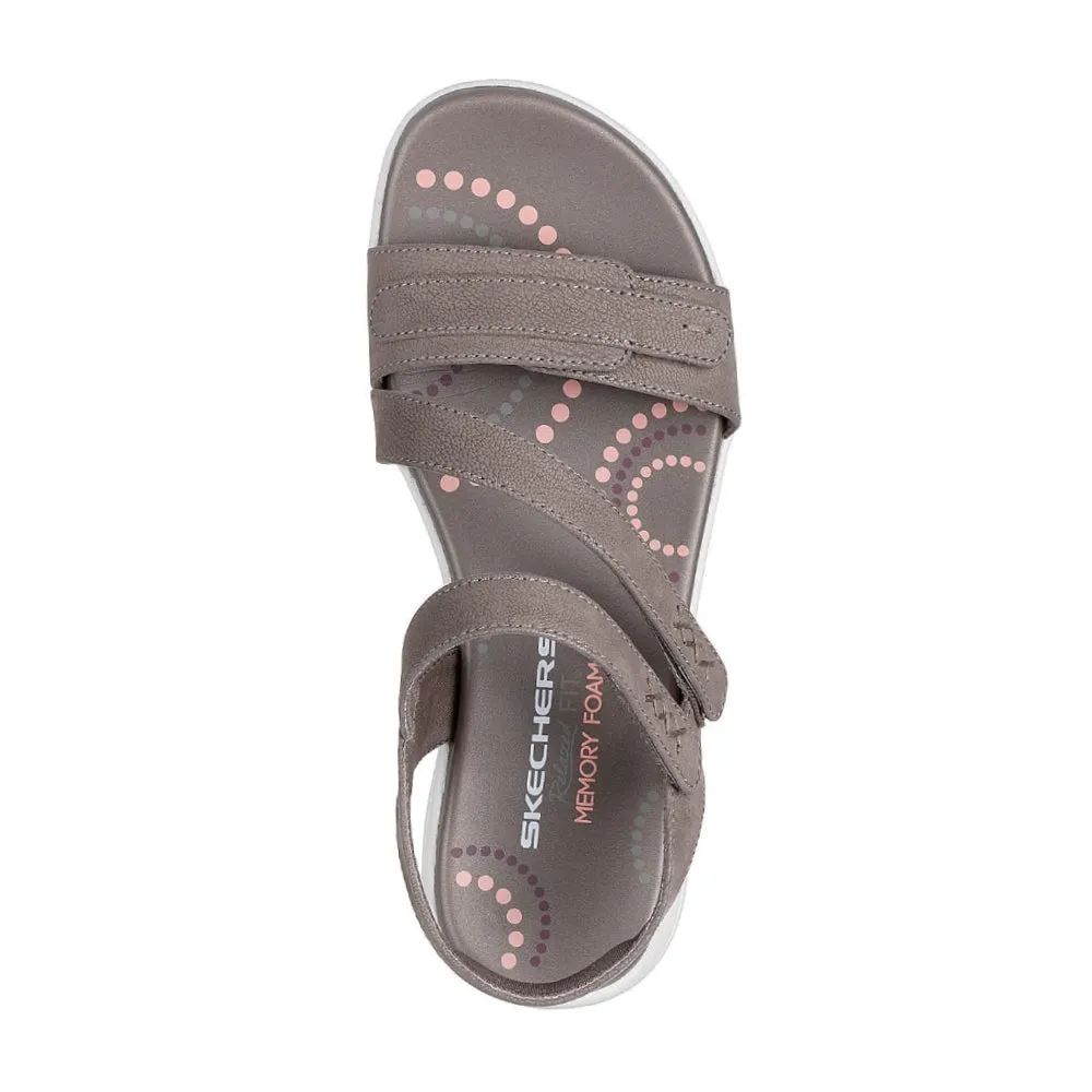 SKECHERS Women's Bayshore – Basic Necessity Sandal (Taupe)