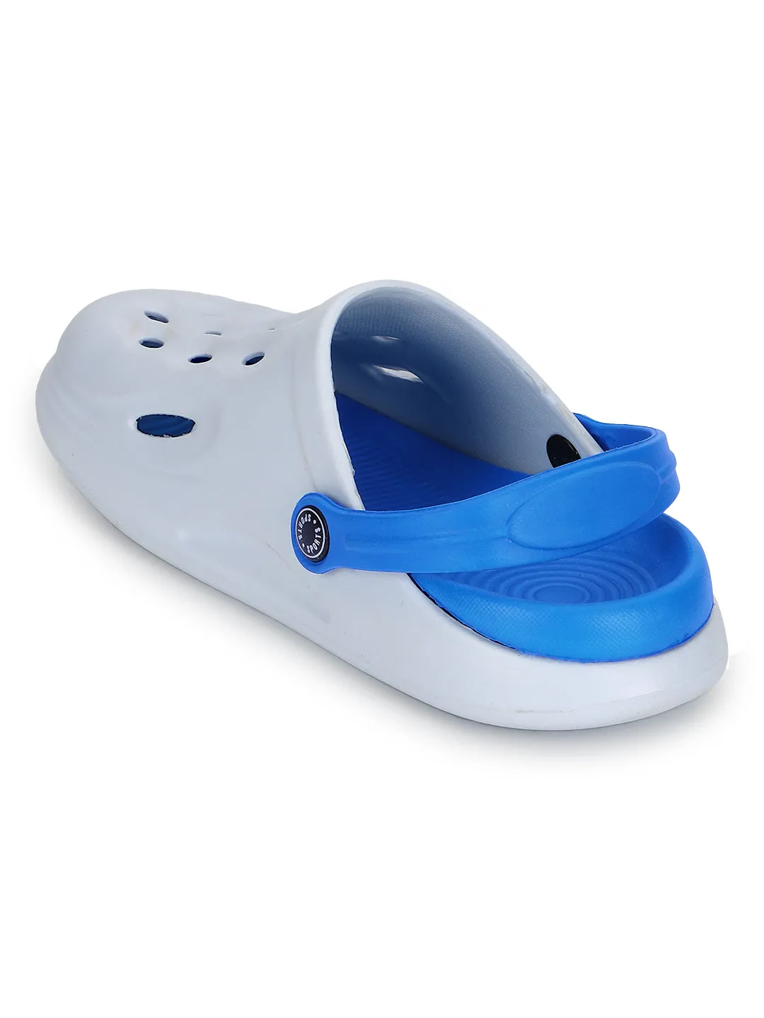Sky Blue Stylish Slip-On Clogs For Kids-Unisex (TC-LCLOG3-SKYBLU)