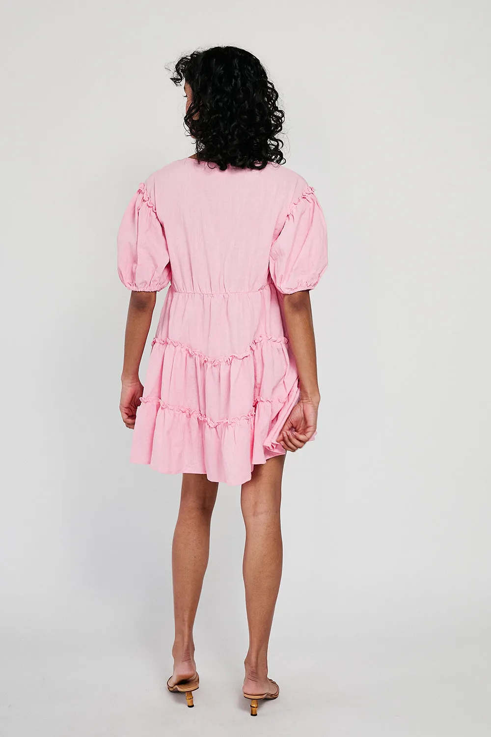 Tarelle Dress - Taffy Pink