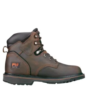 Timberland PRO TB133046214 Men's Pit Boss 6" Soft Toe Work Boots - Brown